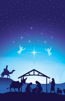 Christmas Prayer. Photo: graphic-line/shutterstock.com