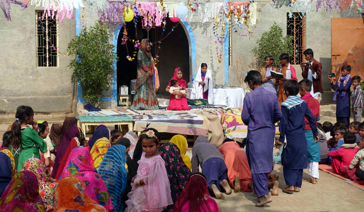 At St. John Baptist Urdu Primary School, students, both Hindu and Christian, participate in the Nativity play. Photo: Fr. Jerry Lohera, SSC