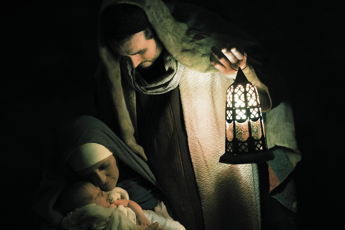 Nativity enactment