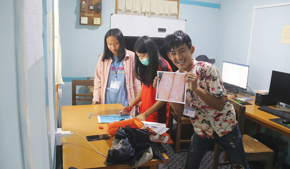 Students at the Centre. - Photo: Fr Kurt Zion Pala SSC