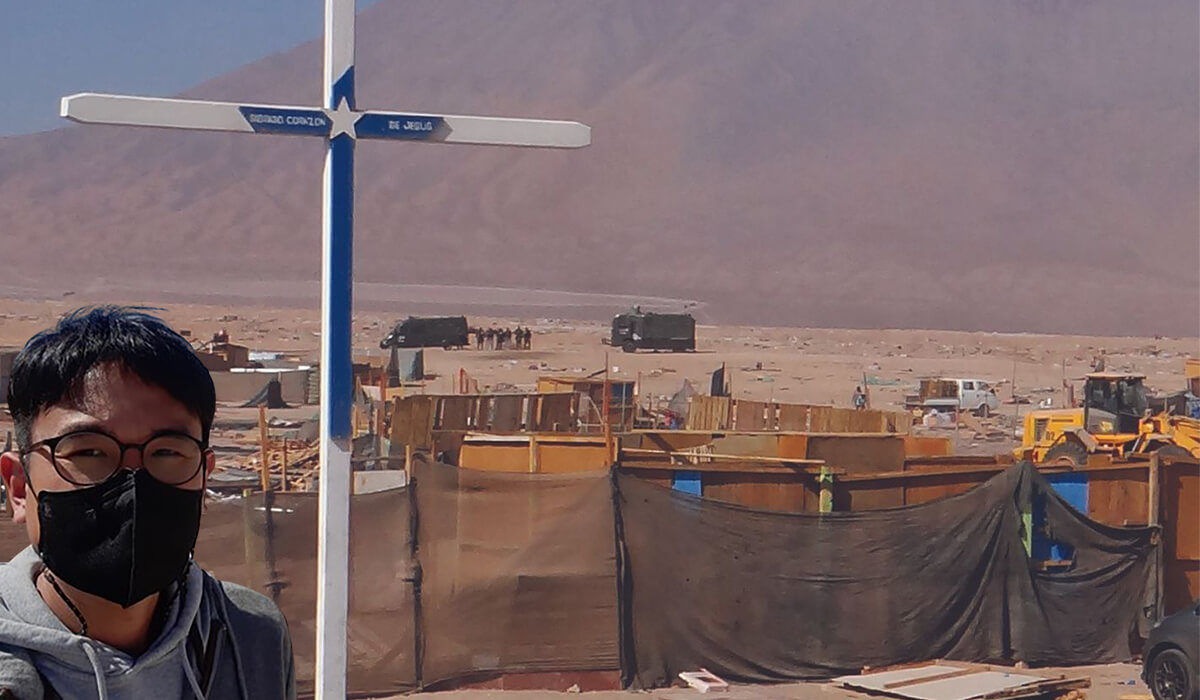 Photo: Yo Sup Park in Chile.