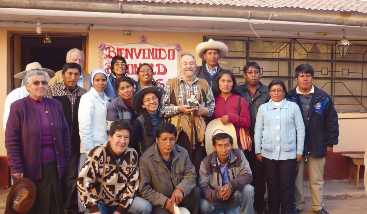 Fr Don Hornsey in Chile