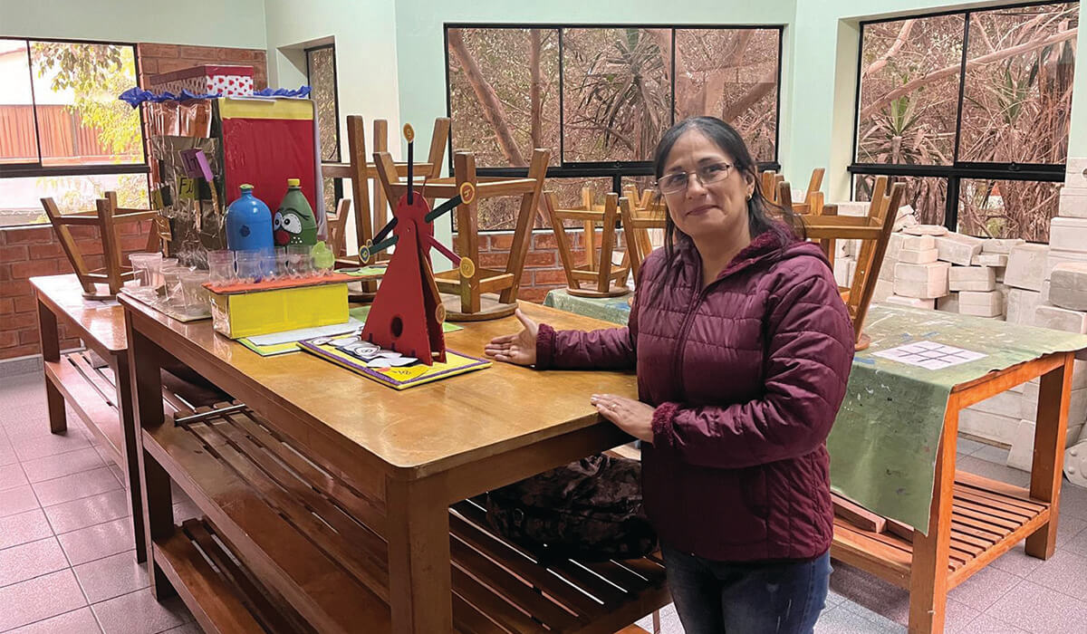 Ruth Malpartida, the Institutional Coordinator of St Bernadette's Children's Centre. - Photo: Fr Peter O'Neill